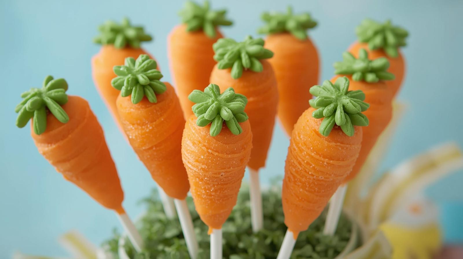 Carrot Cake Pops - Hard Easter craft tutorial taking 120 minutes
