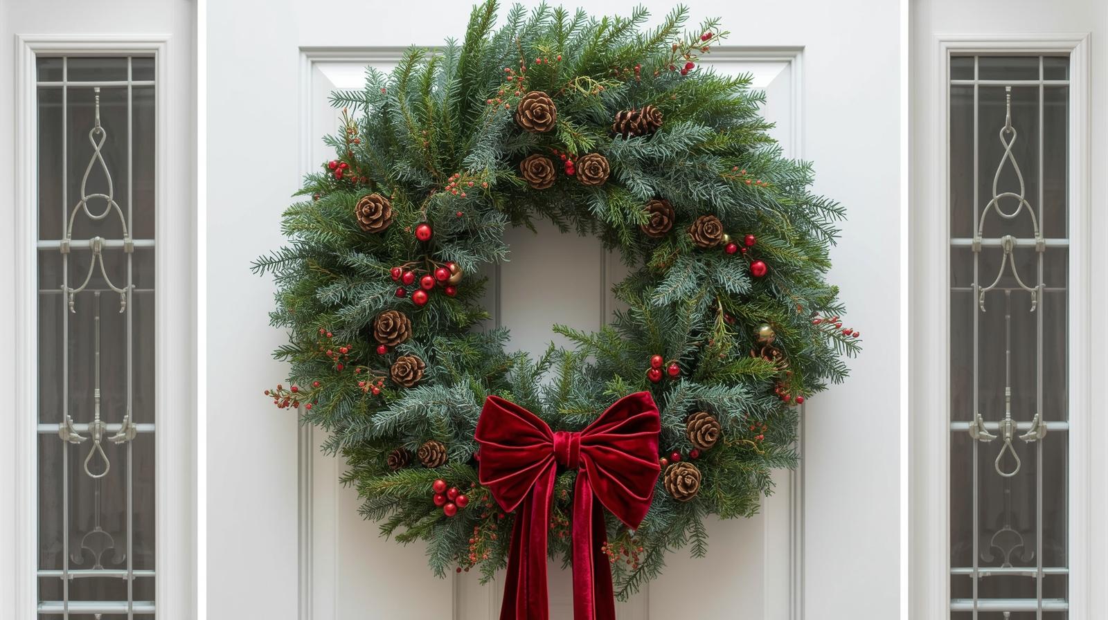 DIY Christmas Wreath Making - Medium Christmas craft tutorial taking 90 minutes