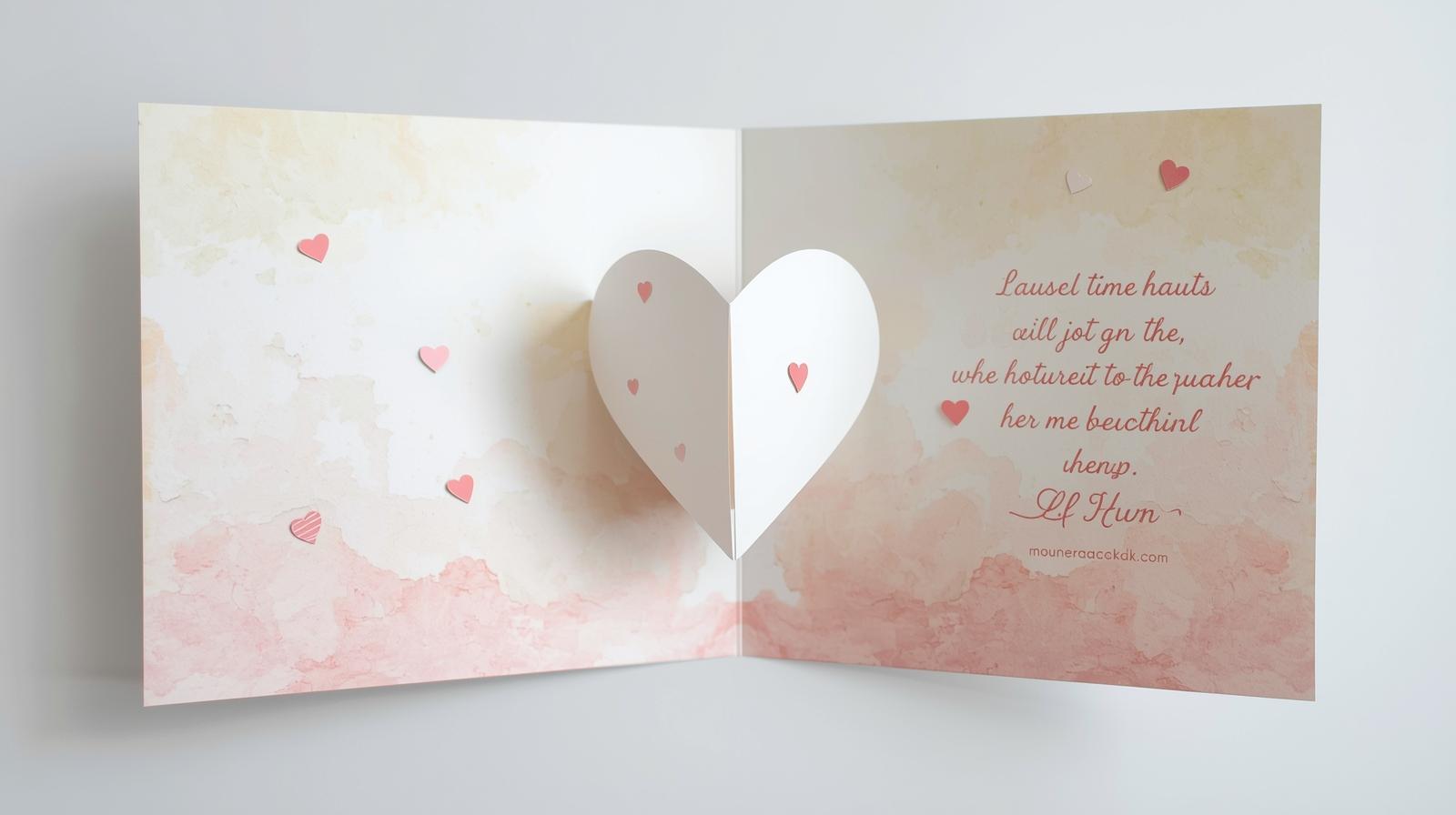 Handmade Valentine's Day Cards - Easy Valentine's Day craft tutorial taking 40 minutes