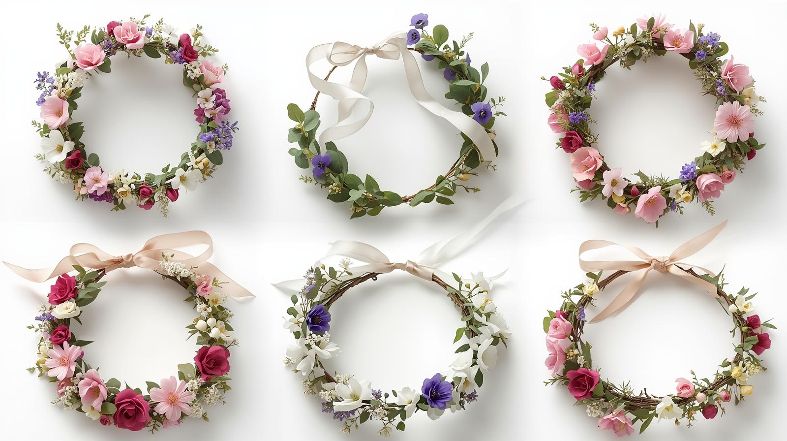 Spring Flower Crowns - Medium Easter craft tutorial taking 60 minutes